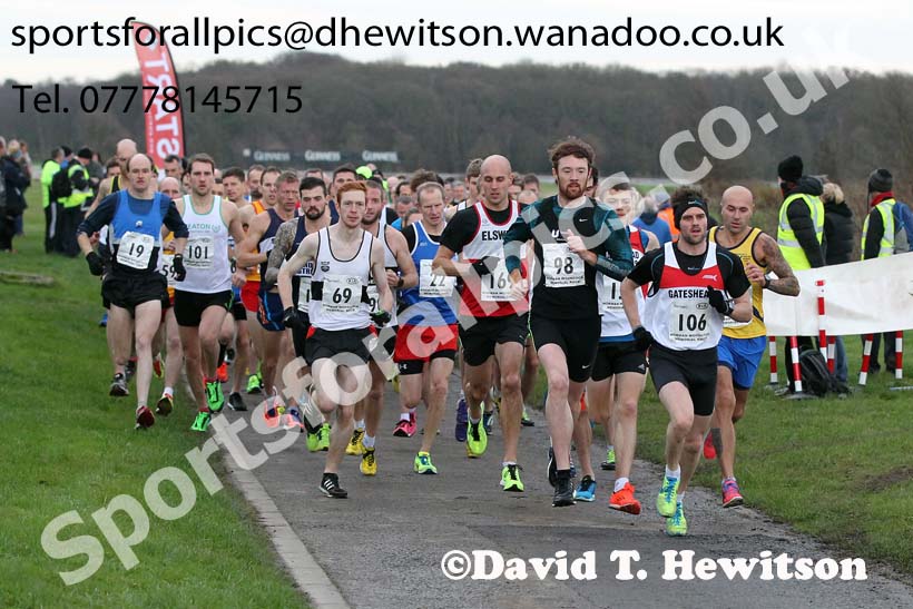 Elswick Harriers Norman Woodcock Memorial 5 Mile Road Race, Gosforth Park, Newcastle. Photo: David T. Hewitson/Sports for All Pics